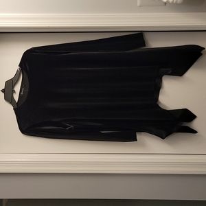 NWT black velour tunic